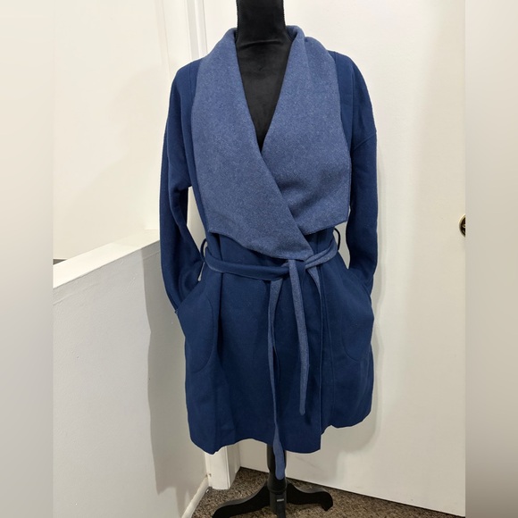 Alfani Women's Blue Wrap Robe - Picture 5 of 13